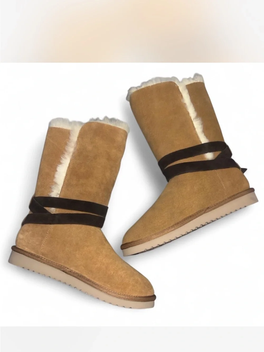 Koolaburra suede chestnut